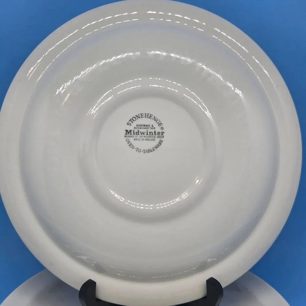 Midwinter Stonehenge Set Of 3 White 10 1/2